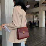 Leather Crossbody Bag for Women - Brown Handbag, Shoulder Bag, Purses