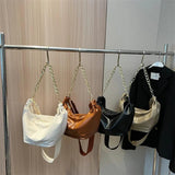 Soft Leather Shoulder Bag Brown Crossbody Bags Ladies Handbags Vintage Hobo Bag