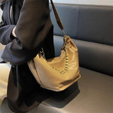 Soft Leather Shoulder Bag Brown Crossbody Bags Ladies Handbags Vintage Hobo Bag