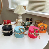 Cylindrical Chain Box Bags Evening Shoulder Crossbody Party Clutch Purse