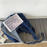 Denim Women Shoulder Bag Large Capacity Crossbody Bags Canvas Jeans Travel Bag