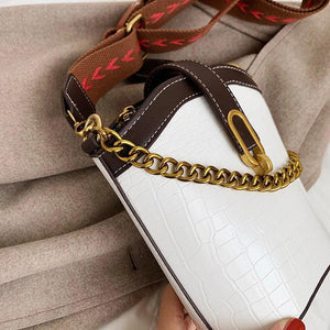 Stone Shoulder Bag Ladies Handbags Sac Female Vintage Messenger Bags for Girls
