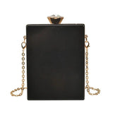 Acrylic Perfume Bottle Shape Clutch Shoulder Bag