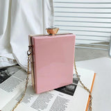 Acrylic Perfume Bottle Shape Clutch Shoulder Bag