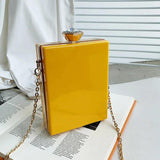 Acrylic Perfume Bottle Shape Clutch Shoulder Bag