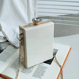 Acrylic Perfume Bottle Shape Clutch Shoulder Bag