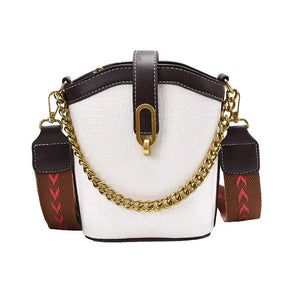 Women Leather Handbags Bucket Shoulder Bag Crossbody Vintage Sac A Main