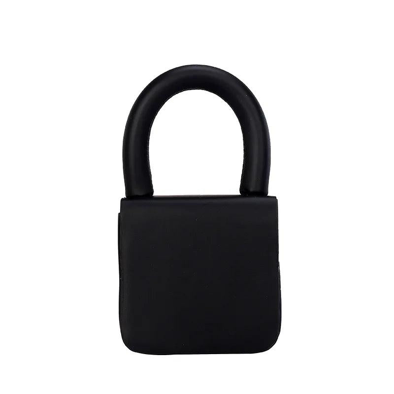 Stylish Candy Headphone Box Small MINI Square Portable Green Orange Leather Bag