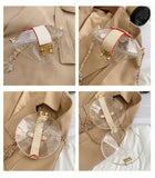 Clear Acrylic Diamonds Crossbody Bag Chain Shoulder Evening Party