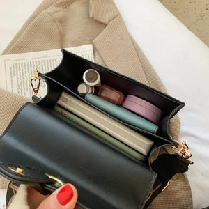 Leather Shoulder Bag Crossbody Flap Bag for Women