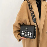 Leather Shoulder Bag Crossbody Flap Bag for Women