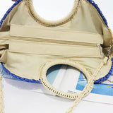 Straw Woven Shoulder Bag for Women Big Capacity Handbag Crossbody Beach Bag