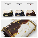 Women's PU Leather Crossbody Bag Handbag with Chain Strap