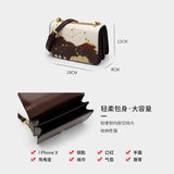 Women's PU Leather Crossbody Bag Handbag with Chain Strap