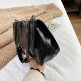 Retro Shoulder Bag Crossbody Chain Purse Autumn Winter Handbag