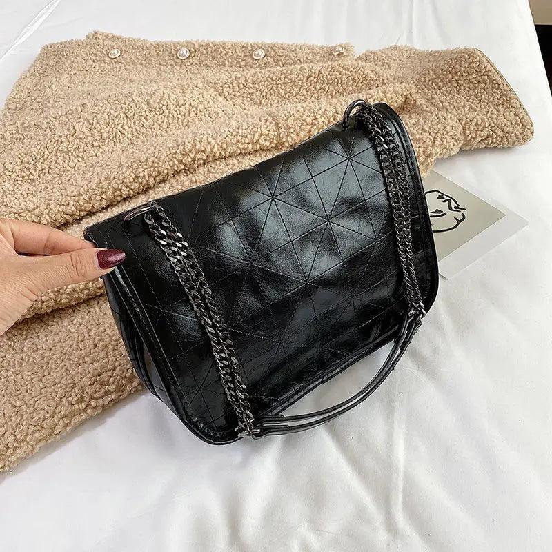 Retro Shoulder Bag Crossbody Chain Purse Autumn Winter Handbag