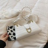 Stone Pattern Messenger Bag Ladies Handbags Crossbody Bags