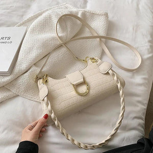 Stone Pattern Messenger Bag Ladies Handbags Crossbody Bags