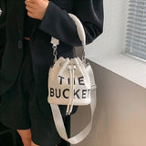 Winter Faux Fur Shoulder Bag for Women Lady Bucket Handbag Casual Travel Plush C