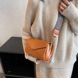 Soft Leather Cross-body Bag Small Square Bag