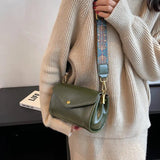 Soft Leather Cross-body Bag Small Square Bag