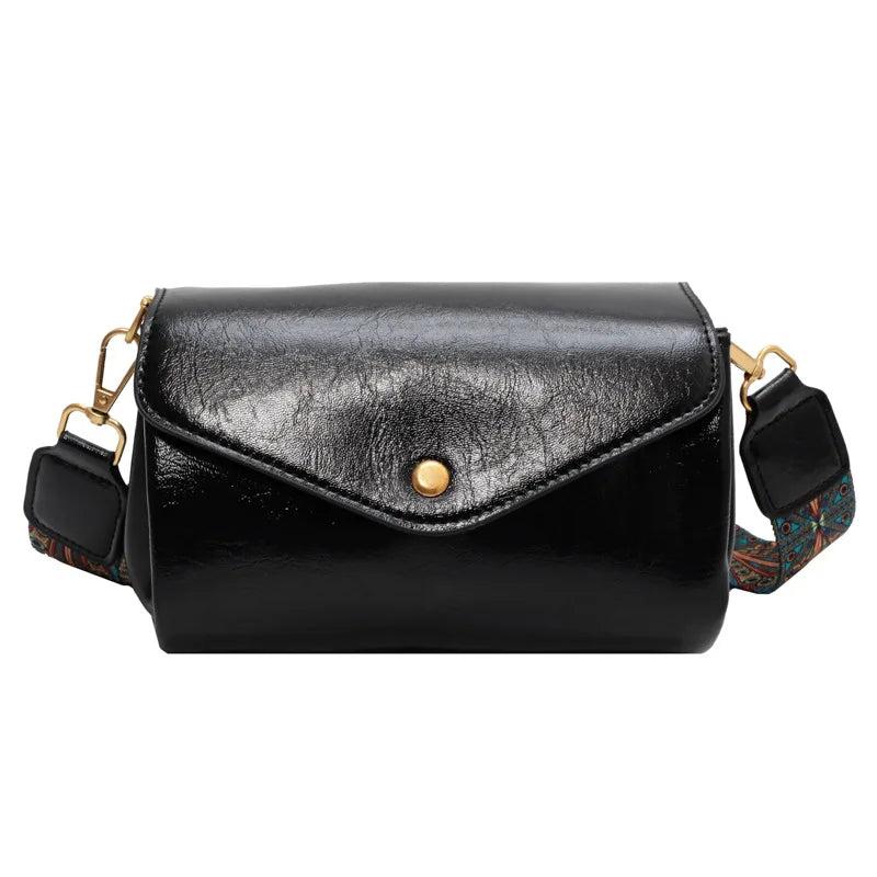 Soft Leather Cross-body Bag Small Square Bag