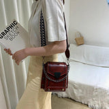 Women Chain Love Heart Shoulder Messenger Cross Body Bags
