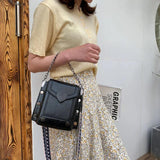 Women Chain Love Heart Shoulder Messenger Cross Body Bags