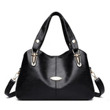 Vintage Leather Crossbody Messenger Bag for Women