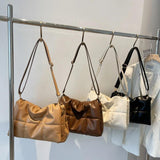 Soft Leather Shoulder Bag for Girl