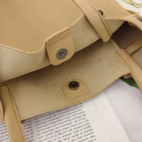 Women's Leather Shoulder Bag Tote Set