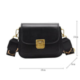Vintage Brown Leather Handbag Crossbody Messenger Bag