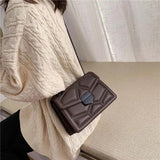 Women Shoulder Bag with Chain Strap, Small Square Handbag