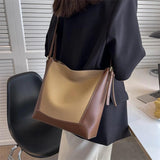 Classic Contrast Shoulder Bags for Women Tote Bag Crossbody Purse