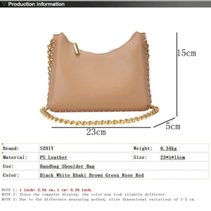 Chain Shoulder Bag Classic Dumpling Pocket High Handbags for Girls