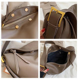 Large Soft Leather Crossbody Bag for Women