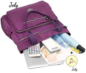 Women's Waterproof Nylon Top-handle Shoulder Bag