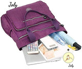 Women's Waterproof Nylon Top-handle Shoulder Bag