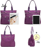Women's Waterproof Nylon Top-handle Shoulder Bag
