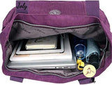 Women's Waterproof Nylon Top-handle Shoulder Bag