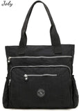 Women's Waterproof Nylon Top-handle Shoulder Bag