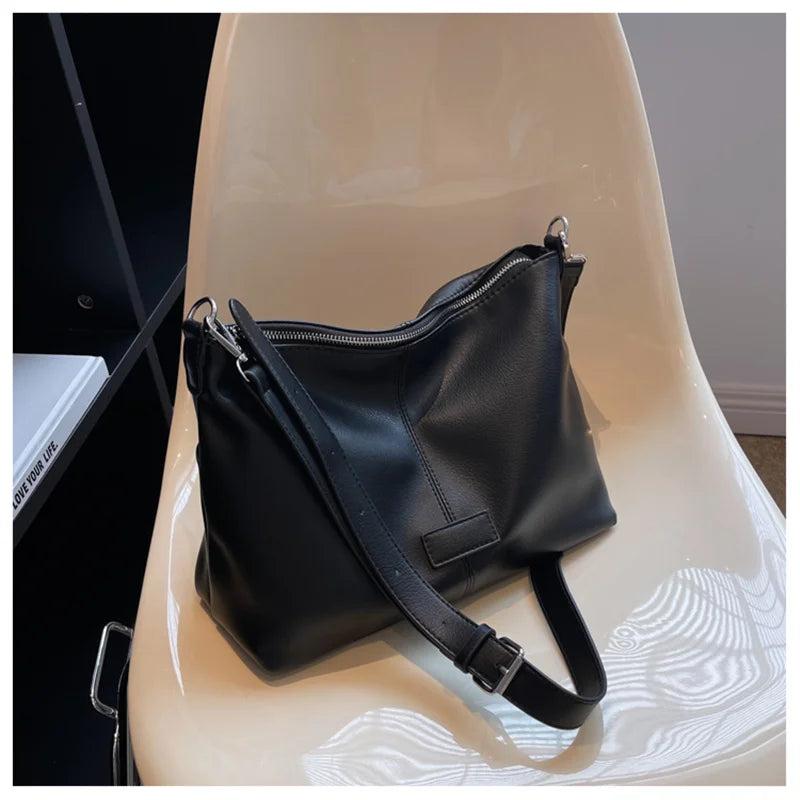 Women's Leather Crossbody Bag Handbag Messenger Bag