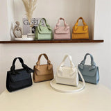 Stone Pattern Shoulder Bags for Women - Crossbody Bag Small Flap Messenger Bag