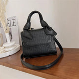 Stone Pattern Shoulder Bags for Women - Crossbody Bag Small Flap Messenger Bag