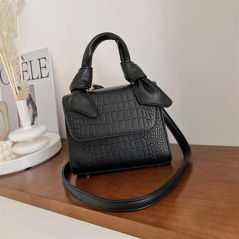 Stone Pattern Shoulder Bags for Women - Crossbody Bag Small Flap Messenger Bag