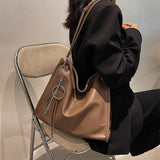 Vintage PU Leather Crossbody Bags for Women with Tassels