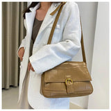 Stone Pattern Shoulder Bag PU Leather Crossbody Handbag