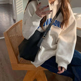 Women Shoulder bag Soft PU leather crossbody bags Large capacity tote