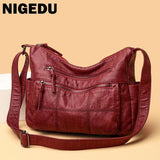 Soft PU Leather Women Shoulder Crossbody Bags Purses Handbags