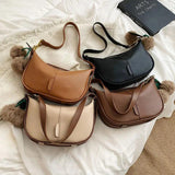 2021Winter Ladies Handbag One Shoulder Underarm Bag Hair Ball Pendant